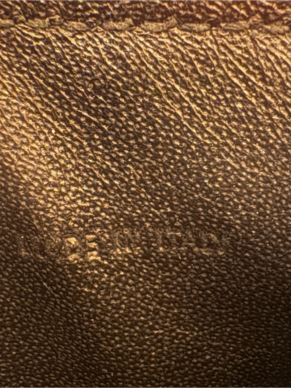 Alexander McQueen Embossed Leather Card Holder